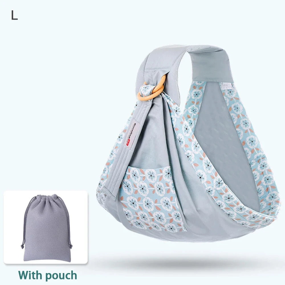Wrap  Sling Dual Use  Nursing Cover Carrier Mesh Fabric Breastfeeding Carriers Up To 130 Lbs (0-36M)