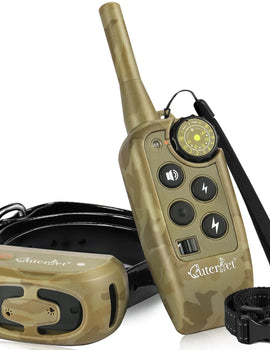 1000m Electric Dog Training Collar Remote Control Anti Bark Dog Collar Rechargeable Waterproof Shocker Electric Vibrador Sound