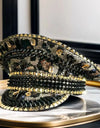 Steampunk Dark Gold Punk Captain Hat Masquerade Halloween Military Cap Halloween Party Adult Party Cruise party Music Festival