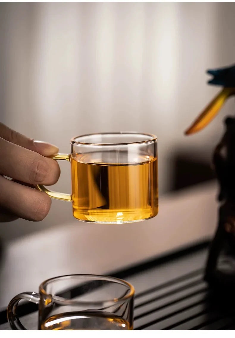 Glass automatic tea brewing new tea set home light luxury high-end  tea teapot