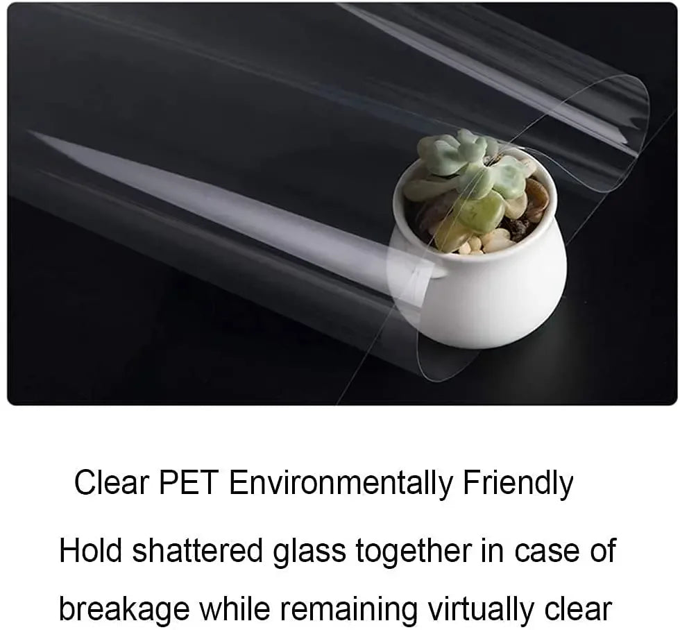 2/3/5M Transparent Safety Window Film Security Glass Protective Sticker Clear Film Anti Shatter Explosion Proof for Window Glass