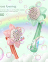 Children's Sunflower Bubble Toy Handheld Bubble Boy Girl Outdoor Gift Toy (excluding Bubble Liquid And Battery)