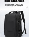 Travel Backpack Men Business Backpack School Expandable USB Bag Large Capacity 17.3 Laptop Waterproof Fashion Backpack