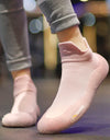 Silent Indoor Sports Shoes and Socks Gym Ultra Lightweight Shock Absorbent Breathable Anti Slip Soft Bottom Yoga