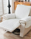 1Seater Recliner Sofa Covers Flannel Plush Armchair Slipcovers with Pockets Lazy Boy Relax Recliners Sofa Mat Chair Cover Home