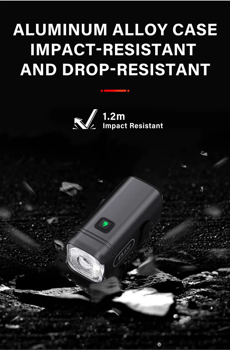 450LM Bike Light Commuting Mini Bicycle Lights LED Cycling Front Lamp IPX6 Compact Headlight Aluminum MTB Road Flashlight