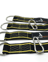 One Pair Tree Swing Hanging Kit Hammock Straps Camping 350 KG Load Capacity Rope Carabiner Outdoor Hiking Hammock Hanging Belt