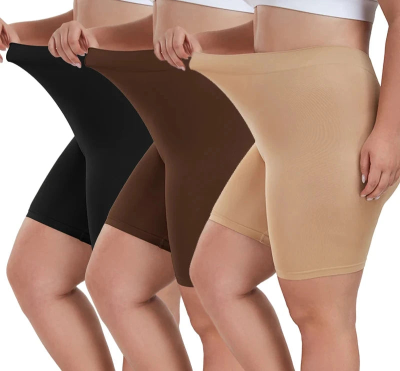 Seamless Safety Pants High Waist Abdominal Women Pants Postpartum Body Shaper Comfort Boxer Briefs Skirt Shorts XL-4XL Underwear