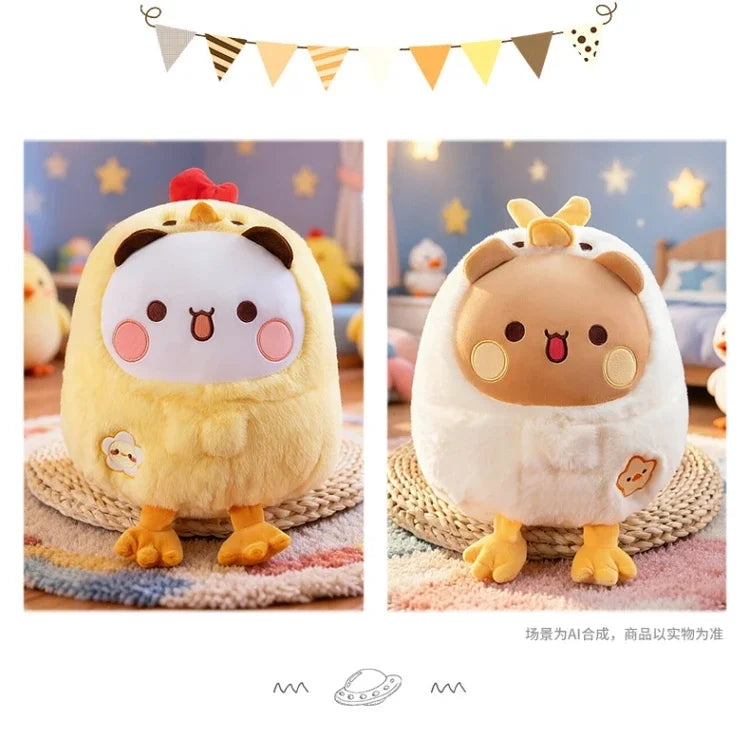 Cute Chick Shape Plush Toy Soft Fluffy Cartoon Pillow