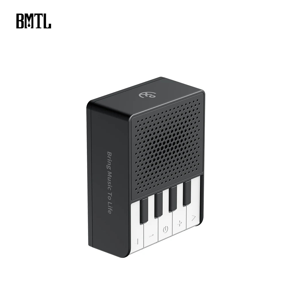 BMTL Piano Wireless Bluetooth Speaker Creative Portable Mini Compact Desktop subwoofer 5W TWS Waterproof Recording Speaker