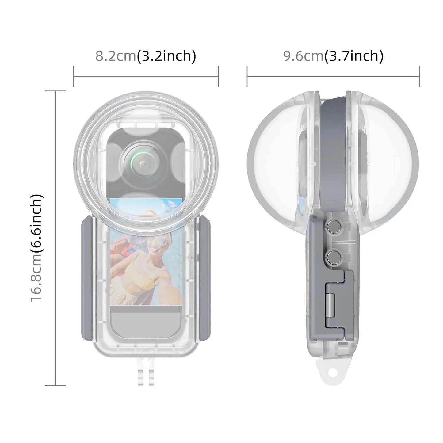 50 Metre Waterproof Diving Housing for Insta360 X5 Camera