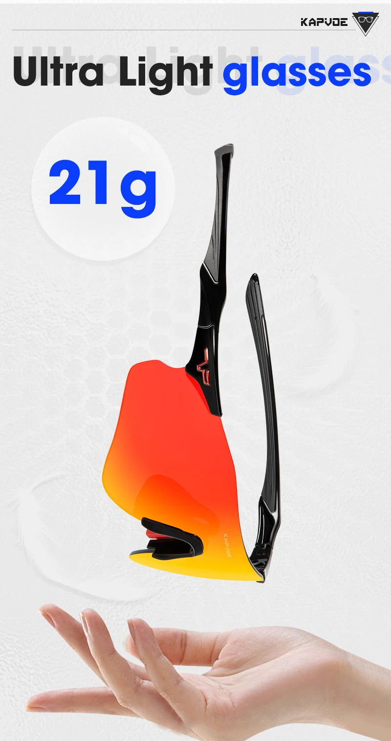 Color Photochromic Cycling Sunglasses Outdoor Running Sunglasses UV400 Men MTB Cycling Glasses Women Road Bike Glasses