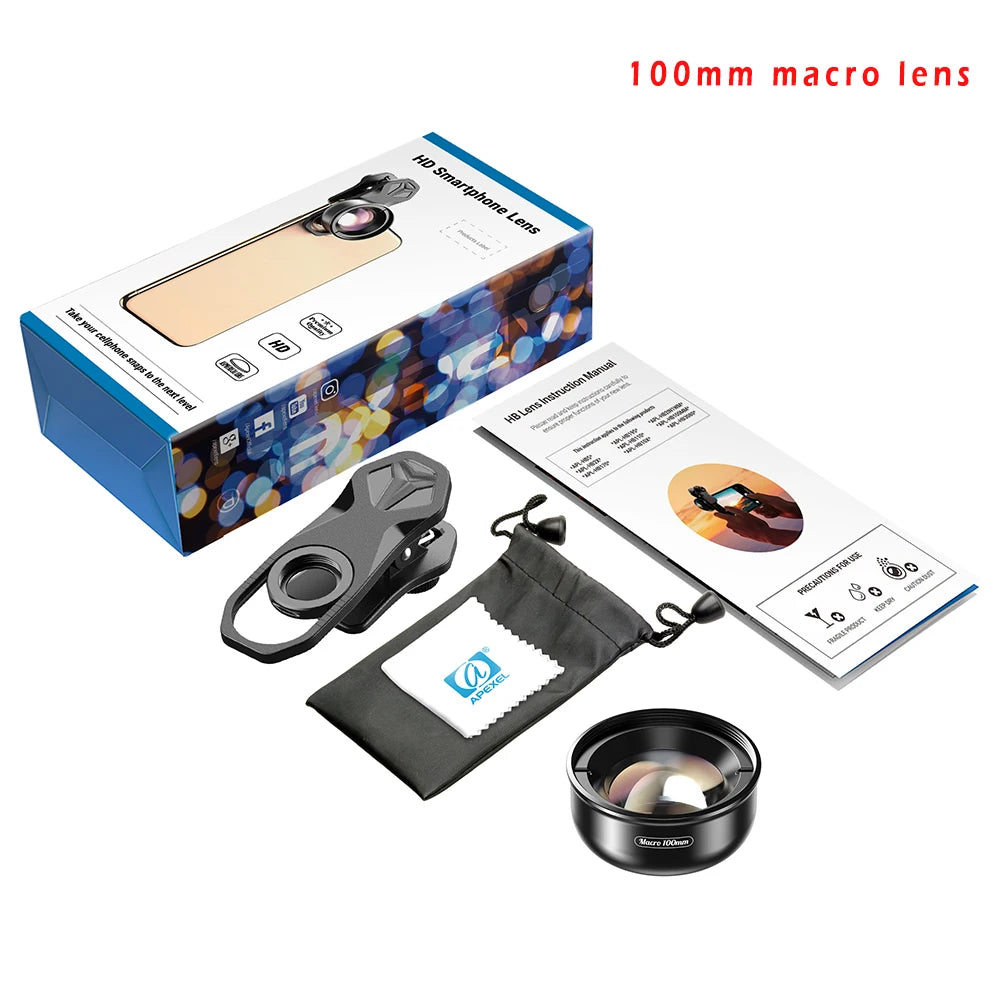 100mm Macro Smartphone Camera Lens with Universal Clip
