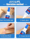 1-3pcs 406 Super Glue 20ML Instant Quick-drying Cyanoacrylate Adhesive Leather Rubber Wood Metal Strong Bond Liquid Glue Tool