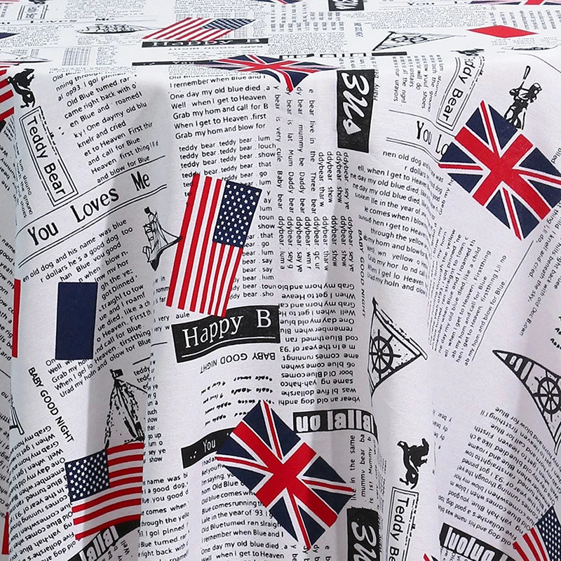 1M/2M/3M Factory spot supply printing canvas fabric, Handmade DIY sewing tent tablecloth, luggage and bags, home textile fabric