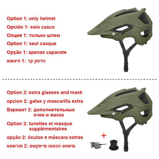 In Mold DH Mountain Bike Helmet Anti Impact Cycling Helmet