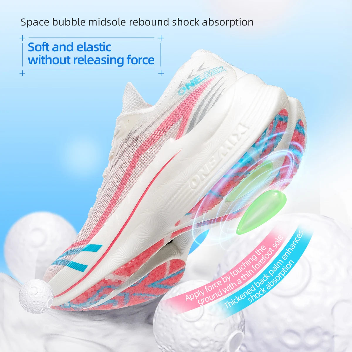 Carbon Plate Marathon Running Shoe Pro Tests Stable Support For Shock-absorbing Ultralight Bounce Sneakers