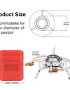 Camping Burner 3200W Windproof Foldable Electric Ignition Outdoor Portable Gas Stove