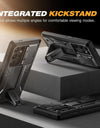 For Samsung Galaxy S24 Ultra Case Full-Body Shockproof Dual Layer Rugged Belt-Clip Case with Front Frame camera Screen Protector