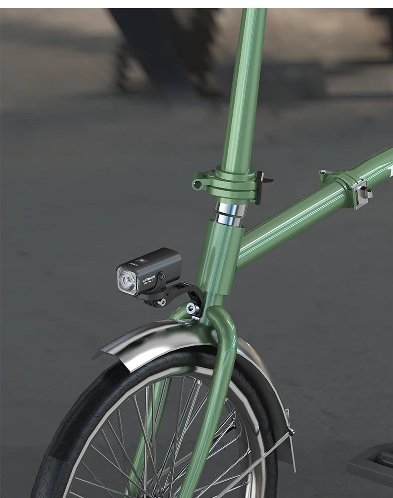 Bicycle Light For Brompton Light Type-C Rechargeable Brompton Headlight 800LM IPX6 Waterproof 1100mAh Bike Accessories