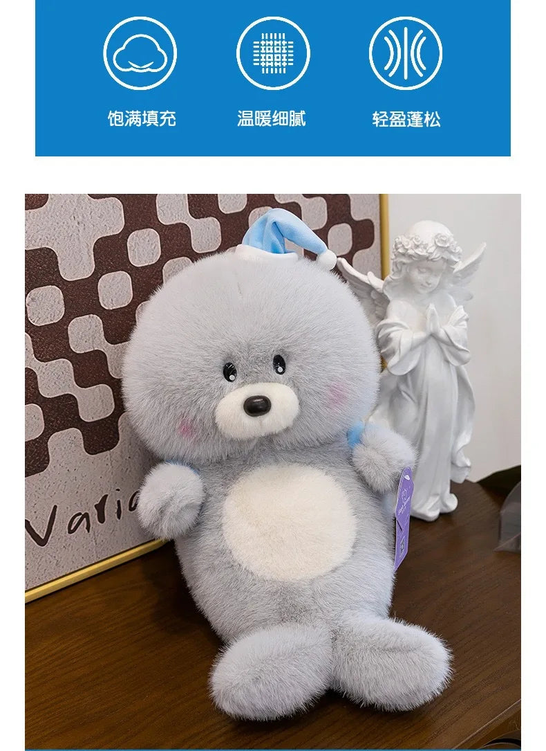 Kawaii Stuffed Doll Plush Toy Cute Penguin Backpack Sloth Seal for Kids Birthday Xmas Gift Soft Cuddly Animal Plushie