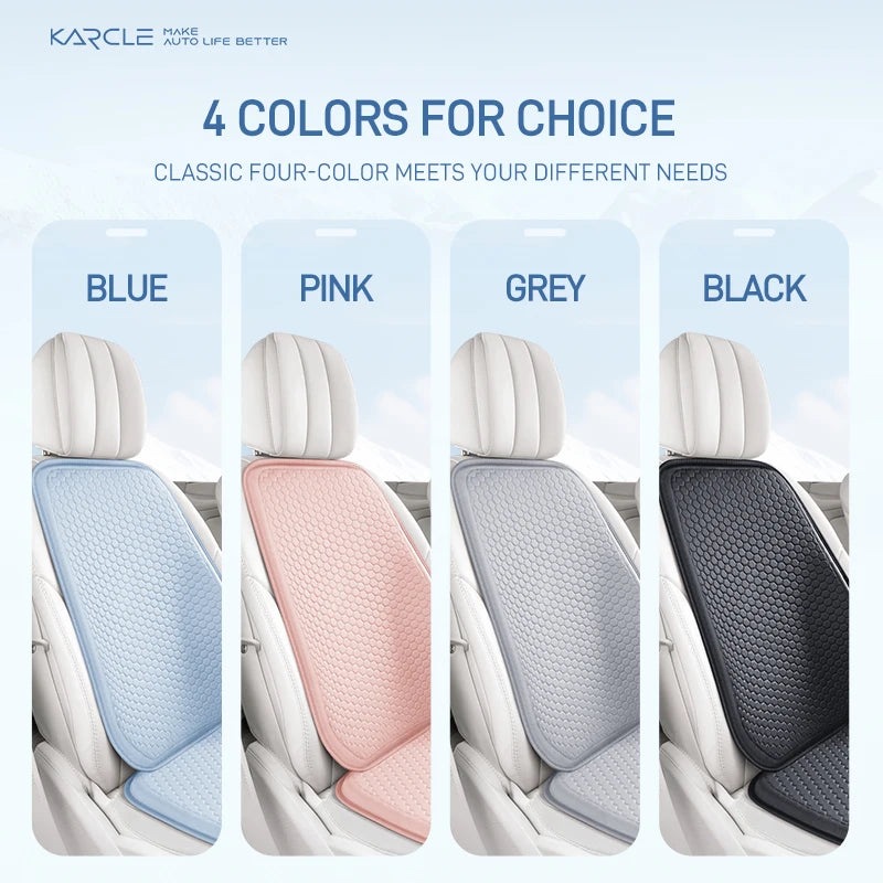 Summer Car Seat Covers TPE Cold Gel Seat Pad 3D Honeycomb Cool Seat Cushion Anti-Slip Auto Seat Covers Cooling Seat Mat
