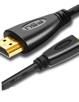 Micro to HDMI-compatible Cable Gold Plated 1.4V 3D 1080P Cable 1m 1.5m 3m 5m For HDTV Projector XBox Tablet