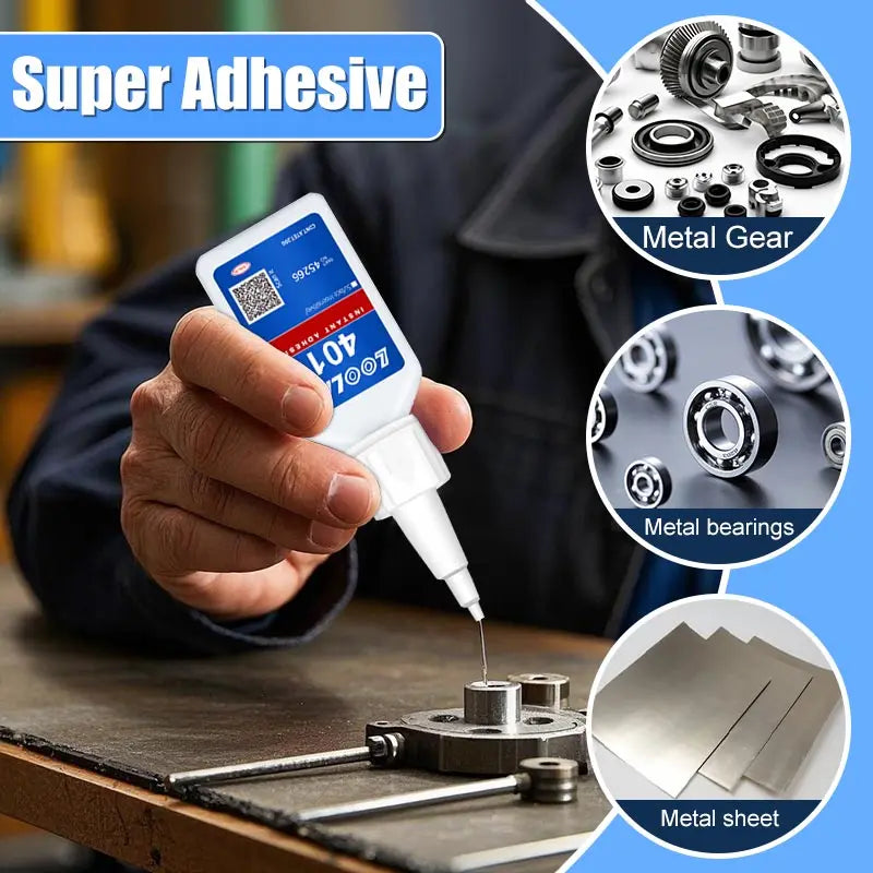 20ml 401 Instant Strong Super Glue Universal Superglue Mighty Instant Glue for Resin Ceramic Metal Glass Fast Dry