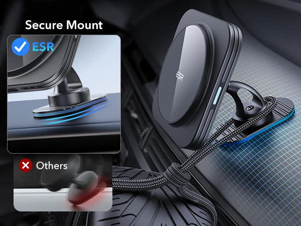 MagSafe Car Mount Charger Qi2-Certified Dashboard  Wireless Car Charger for iPhone 16/15/14/13/12 Car Accessory