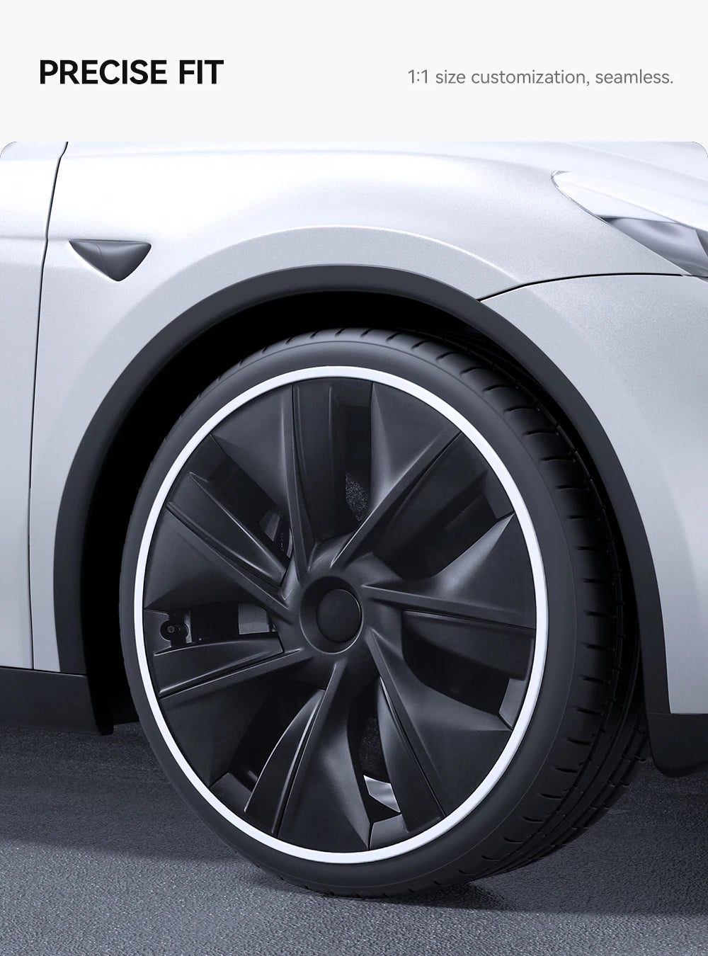 Wheel Hub Protection Ring Rim Cover for Tesla Model 3 and Model Y 2019 2025 19 to 20 Inch High Performance