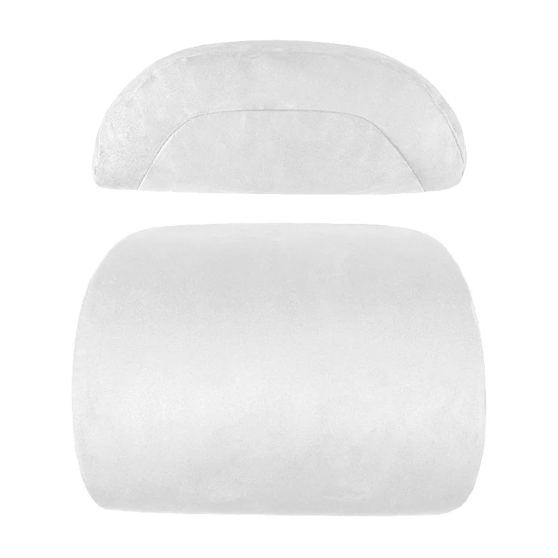 Lumbar Support Pillow For Tesla Model Y/3 Juniper Suede Car Memory FoamNeck Headrest Seat Car Accessories