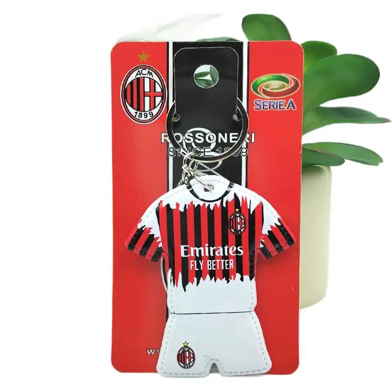 Football Jersey Keychain Soccer Team Shirt Bag Charm Sports Souvenir