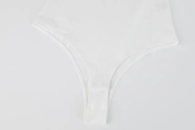 High Collar Shapewear Bodysuit for Women – Tummy Control Slimming Corset