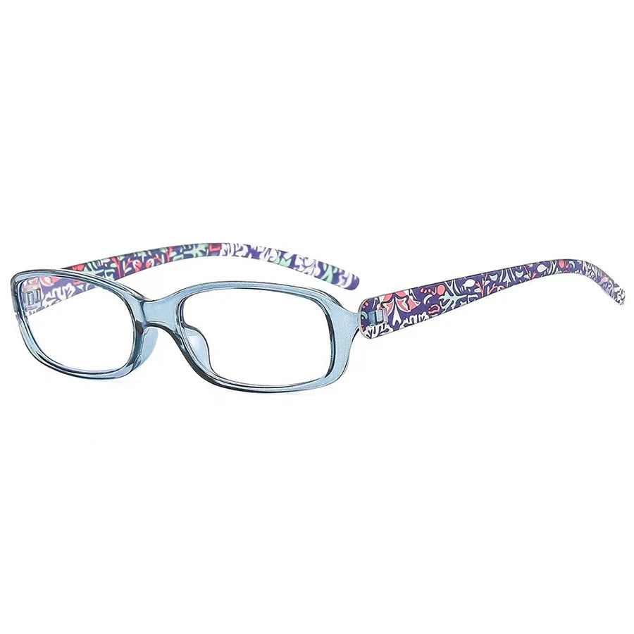 Reading Glasses Women Full Frame Printed Retro Anti Blue Light Presbyopia Hyperopia Read Eyewear +1.0 +2.0 +3.0 +4.0