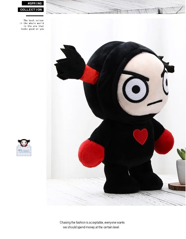 30cm Kawaii Pucca and Garu Plush Toys China Doll Cartoon Cute Soft Stuffed Dolls Figure Sleeping Pillow Children's Birthday Gift