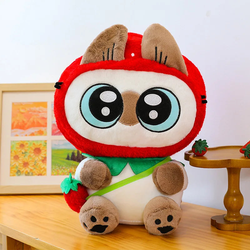 Kawaii Siamese Cat Plush Stuffed Doll Pillow Toy