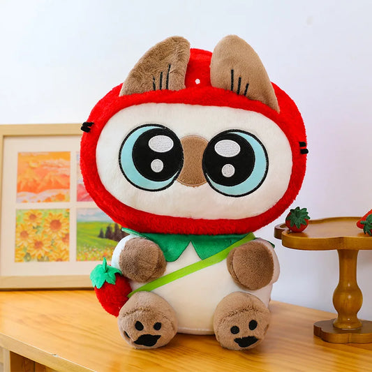 Kawaii Siamese Cat Plush Stuffed Doll Pillow Toy