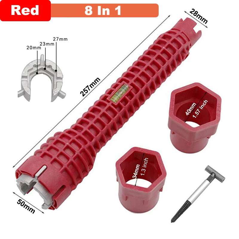 Sink Bathroom Wrench Plumbing Installation Tool Household Water Pipe Faucet Vegetable Basin Angle Valve Sink Maintenance