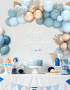 Ice Blue Balloon Garland Arch Kit Birthday Party Decoration Kids Wedding Birthday Party Supplies Baby Shower Latex Balloon