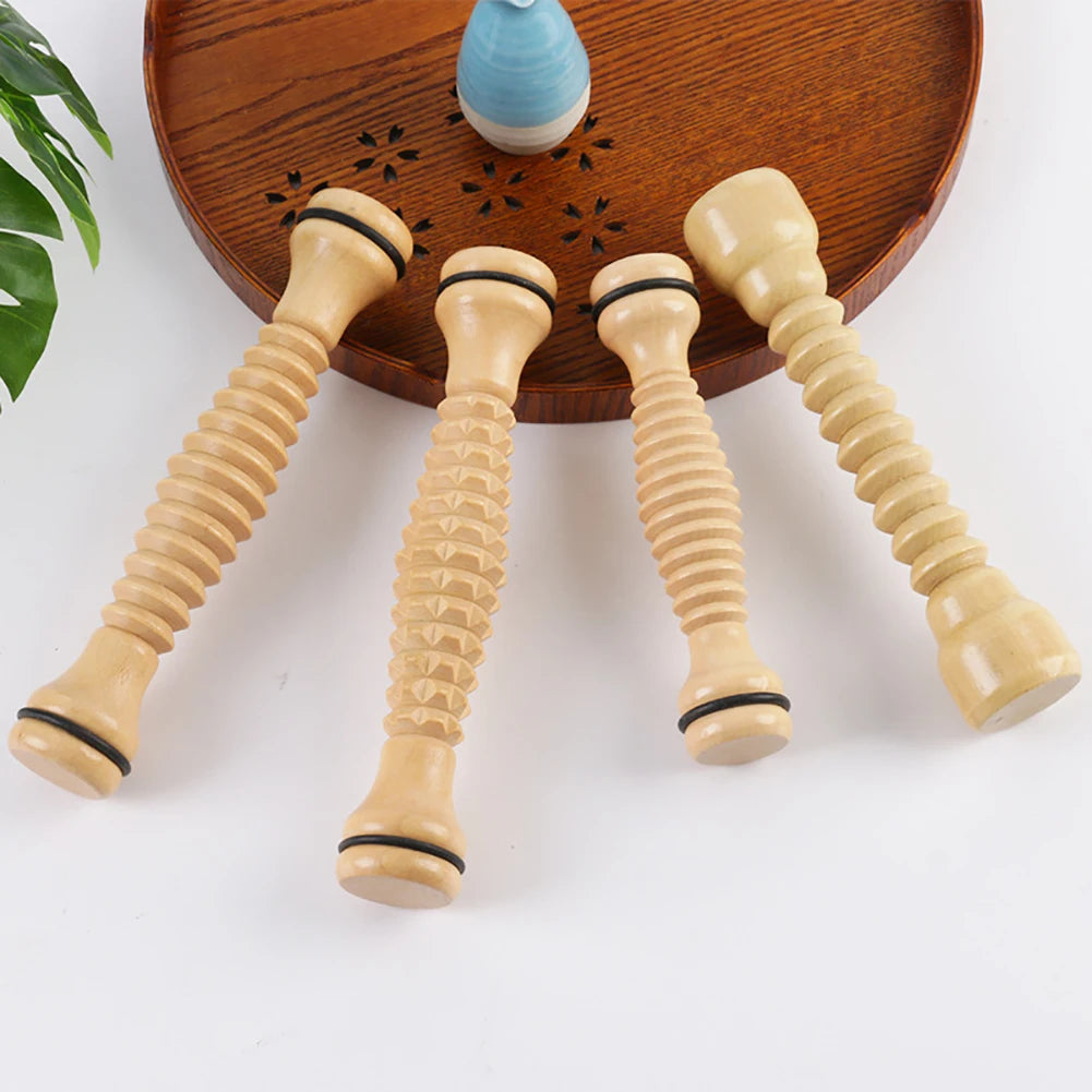 Wood Foot Massage Roller for Plantar Fasciitis Relief Deep Tissue Massage Tool Stress Relief Foot Massage Rpller Relieve Stress