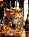 Whiskey Bottles Wolf Crested Wine Cup Engraved Vintage Wolf Themed Whiskey Glass Bottle For Bar Home Party Kitchen Workplace