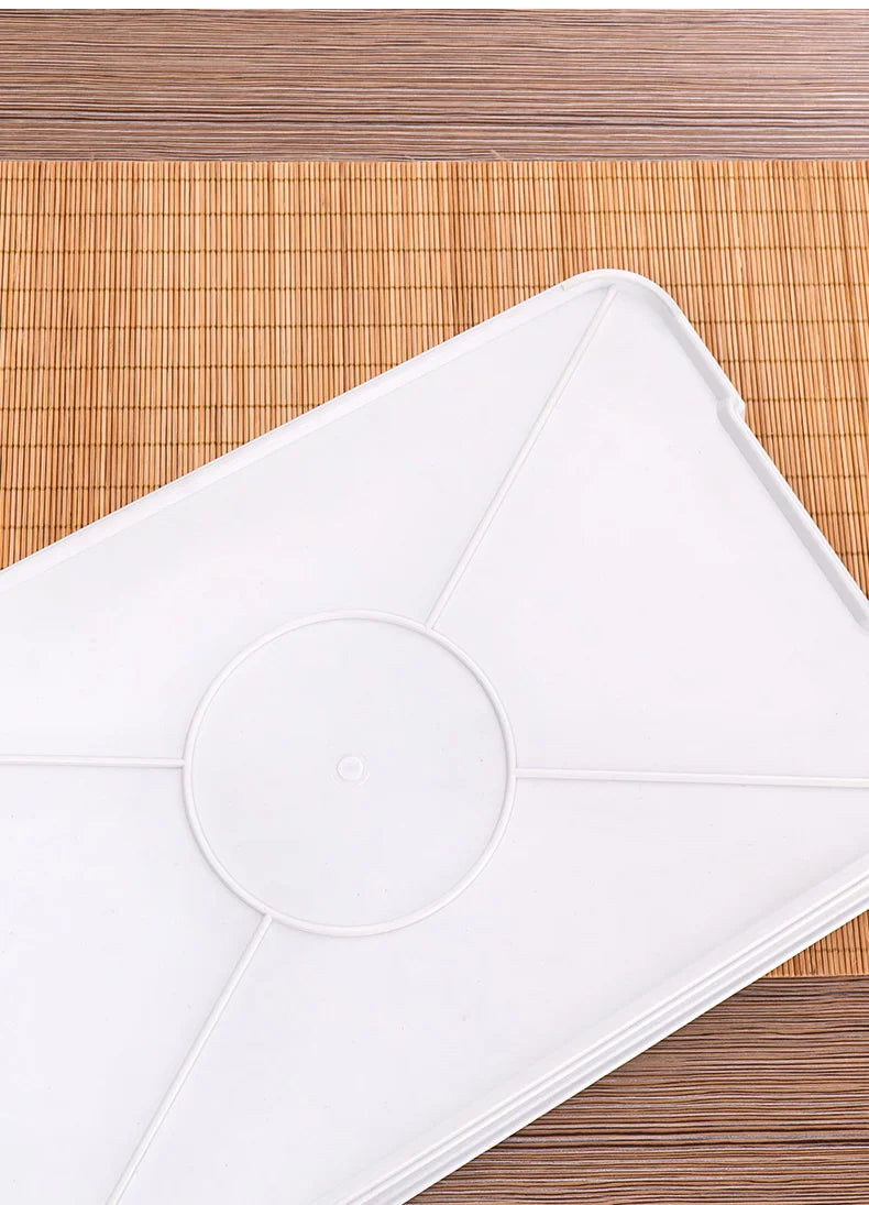 Bamboo Tea Tray Home Living Room Kungfu Tea Set Small Tea Tray Draining Dry Soaking Table Storage Wet And Dry Use