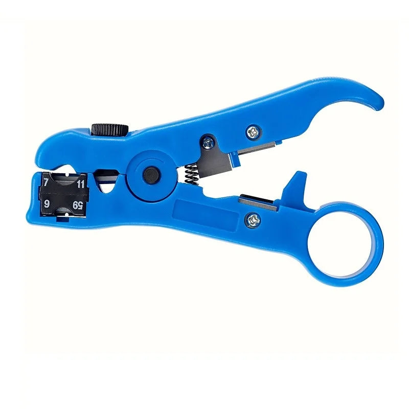 Multi-functional Wire Plier Cable Wire Pliers Electric Stripping Tools Cutter Striper for UTP/STP RG59 RG6 RG7 RG11 Cable Cutter