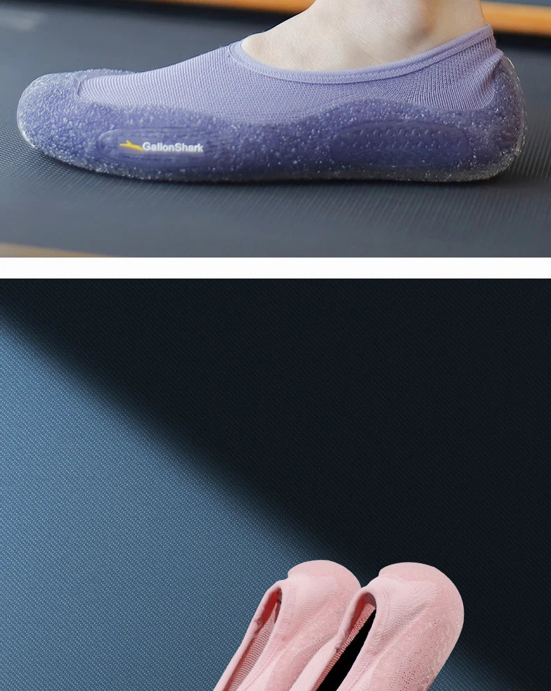 Silent Indoor Gym Yoga Jump Rope Dance Anti slip Shock Absorbent Soft Bottom Lightweight Breathable Sports Shoes