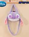 Disney Plush Backpack Ins Japanese Blue Stitch Funny Cartoon Large-Capacity Student Backpack Kindergarten Bag