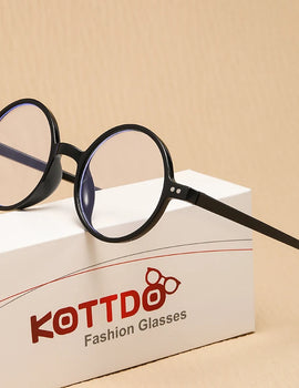 Fashion Reading Glasses Clear Lens Vintage Round Eyewear Hyperopia Presbyopia Reading Eyeglasses +1.0 +1.5 +2.0 +2.5