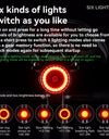 ROAD TO SKY Bicycle Taillight Smart Brake Vibrate Sensing Bike Rear Light Waterproof Type-C MTB Road Cycling Tail Light