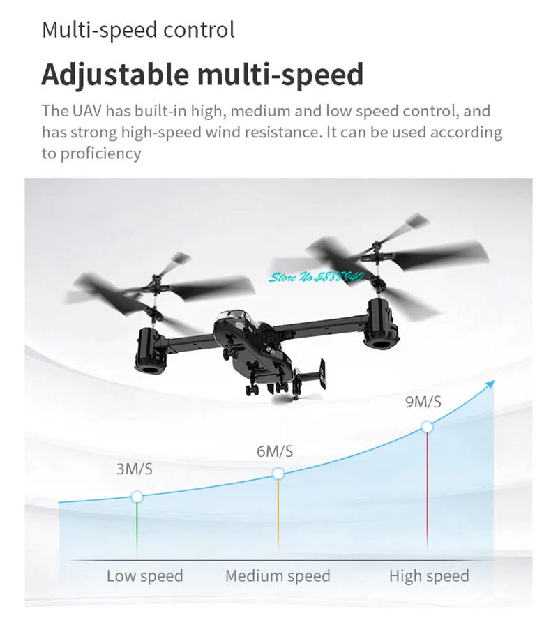 Professional Six Channel Brushless Remote Control Military Helicopter
