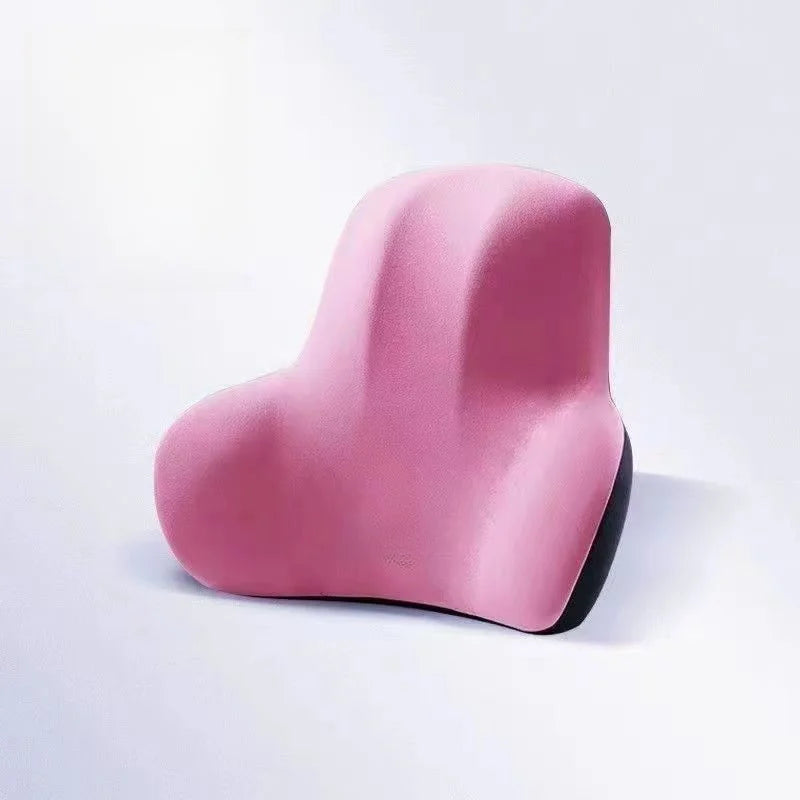 Memory Foam Lumbar Back Cushion Car Office Chair Lumbar Cushion Postpartum Waist Support Multi Functional Pain Relief Pillow