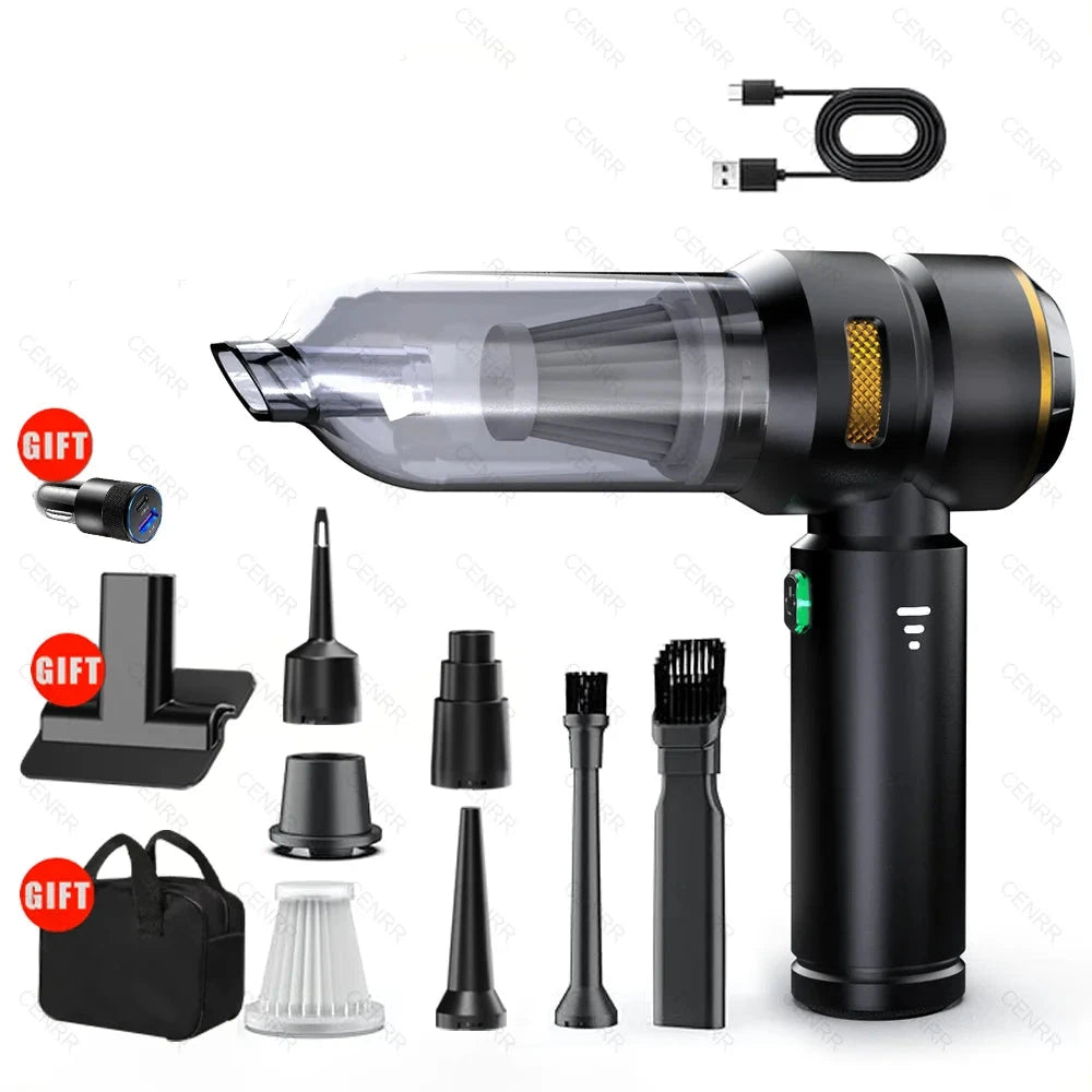 Powerful Car Vacuum Cleaner Portable Hand Held Cordless Vacuum Cleaner For Car Wireless Cleaner Robot Cleaning Machine